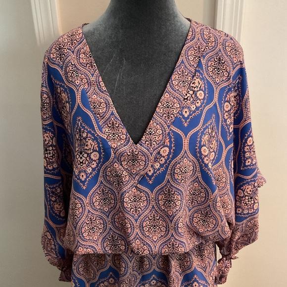 🩵 Paisley Shirt Dress - Picture 2 of 5